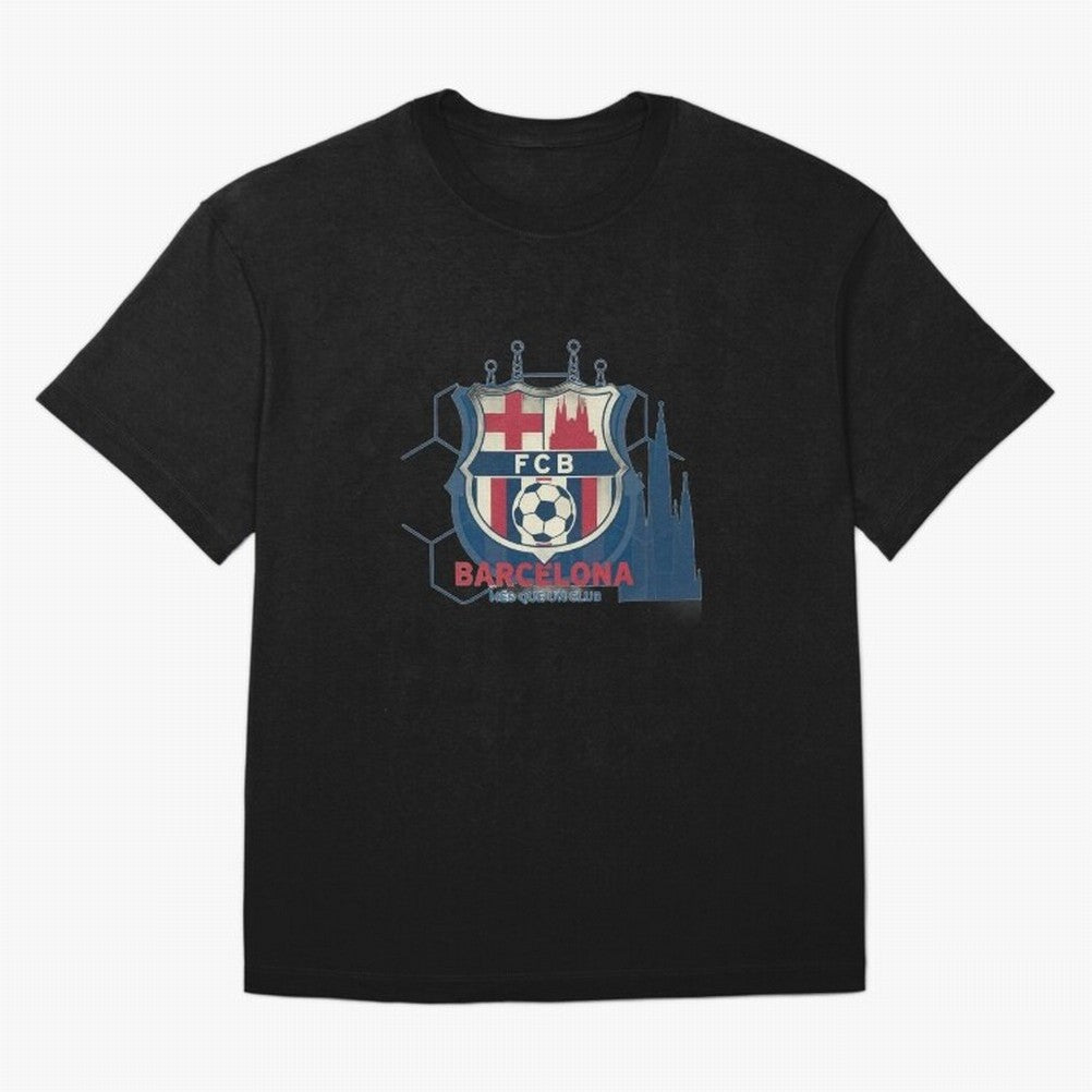 FCB Minimalist - Football Fan Design T-Shirt Spain Messi World Cup 2026 Jersey, Nike Football Tee, Final Match, Adidas Soccer Shirt, Jordan Fan Top, De Bruyne Netherlands Watch Party