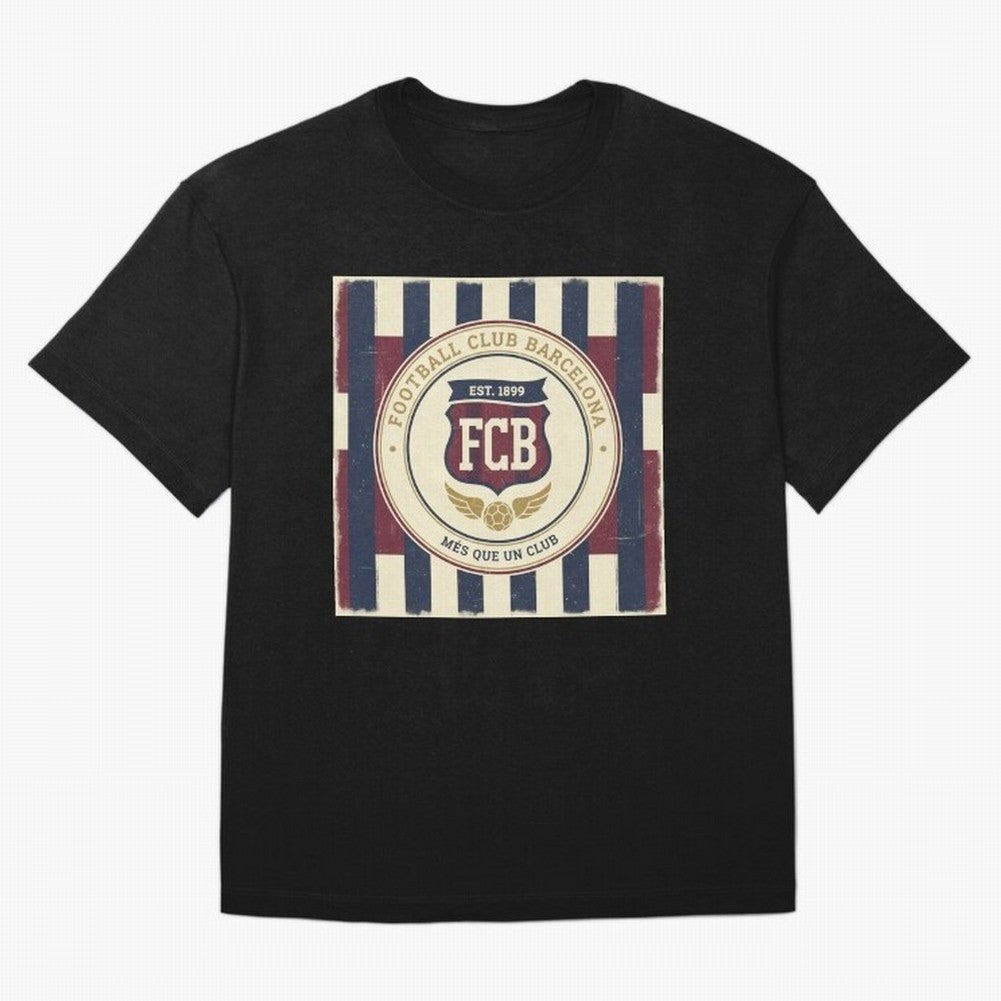 FCB Vintage - Football Fan Design Classic T-Shirt Back The Journey Through The FIFA World Cup 2026 USA Fan Jersey, Jordan Football Tee, Argentina Supporter Shirt, Adidas Fan Shirt, Neymar Nike Supporter Top, Haaland Sweden Knockout Round