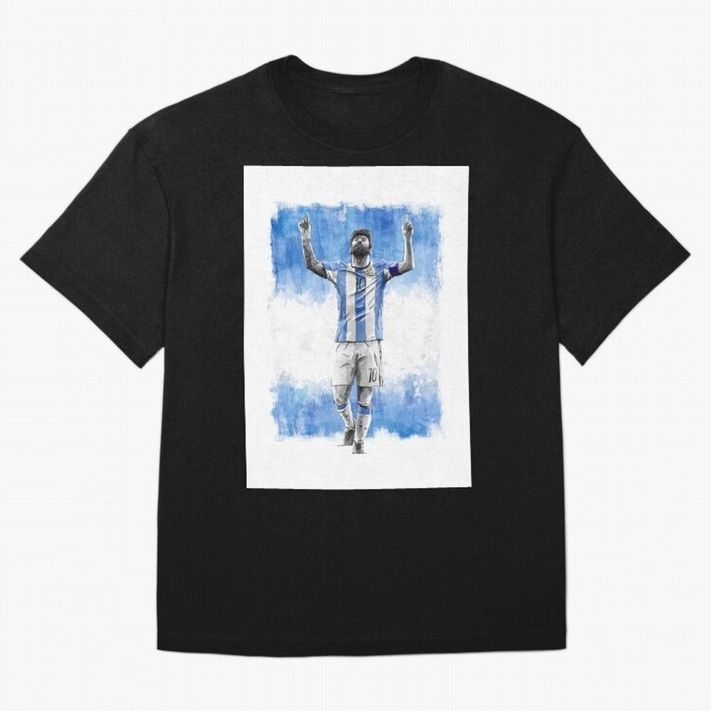 Messi Argentina Football Drawing T-Shirt France Neymar World Cup 2026 Jersey, Adidas Match Day Tee, Match Day, Jordan Football Shirt, Nike Soccer Fan Top, Son Switzerland Football Fans