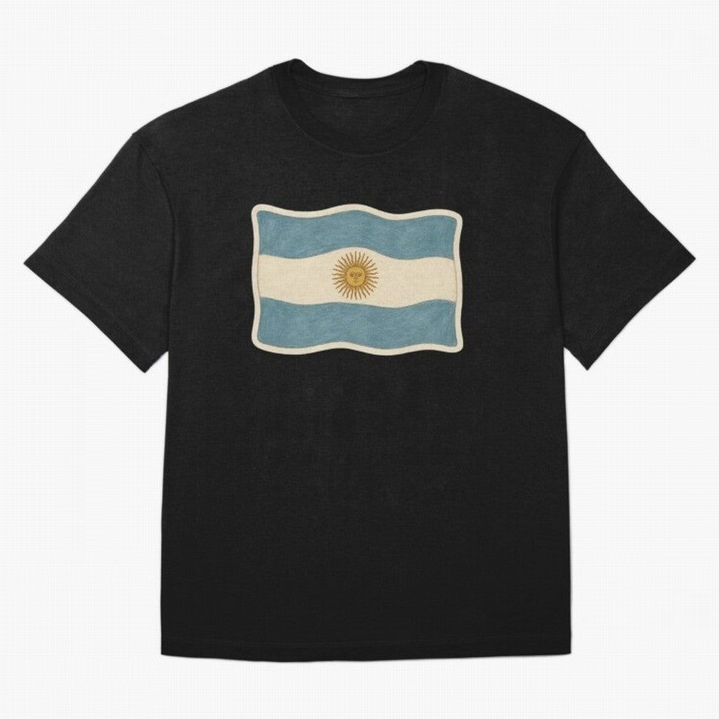 Argentina Flag Classic Sun of May National Design Classic T-Shirt Haaland Brazil Football Jersey, Nike Fan Tee, World Cup 2026, Jordan Soccer Shirt, Adidas Match Day Top, Salah France Soccer Fans