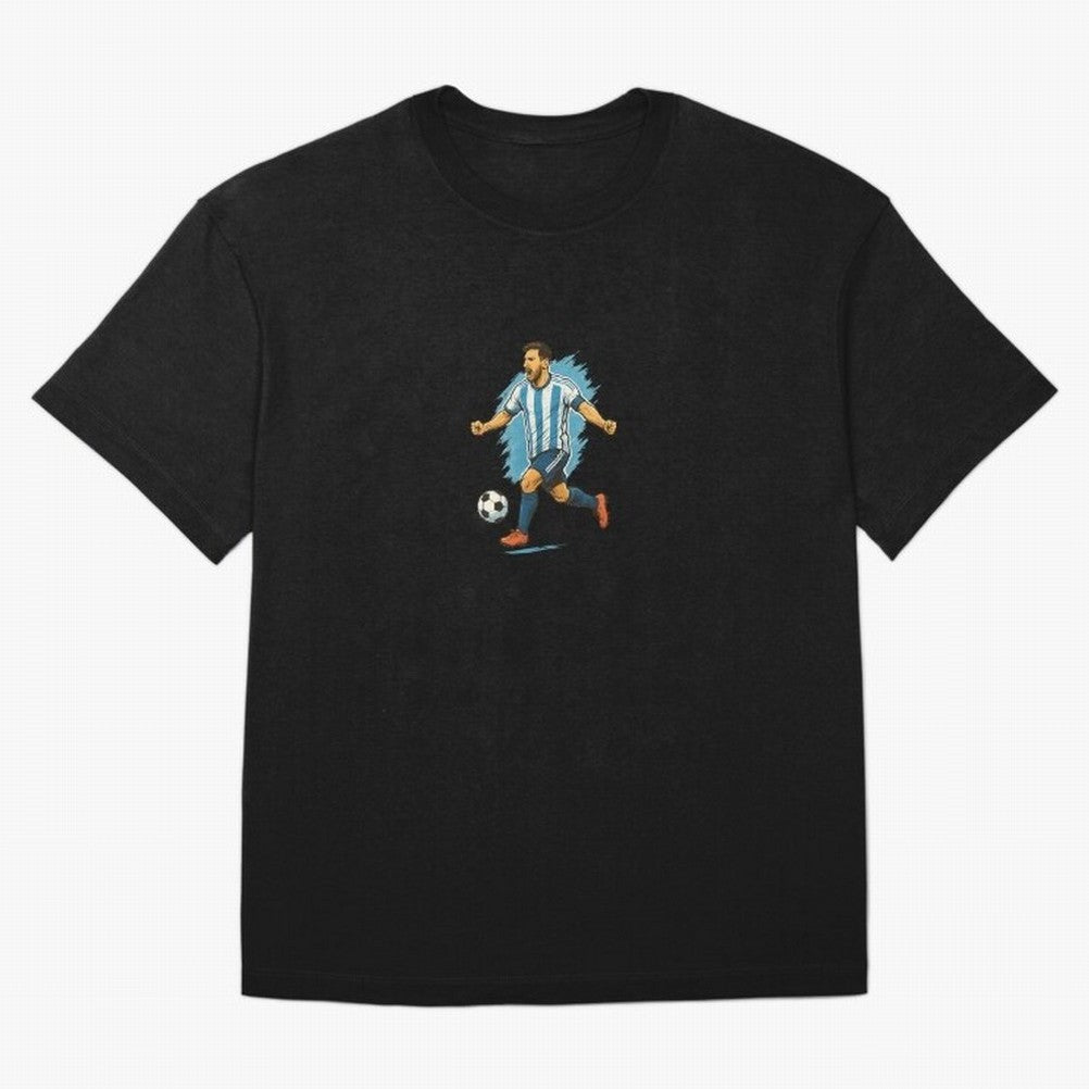 Dynamic Soccer Player Illustration ¨C High-Energy Football Art Classic T-Shirt Step Into FIFA World Cup 2026 Group Stage For Fans Of CR7 Jersey, Nike Match Day Shirt, Messi Brazil Fans, Adidas Supporter Tee, Jordan Soccer Fan Top, Modric Croatia