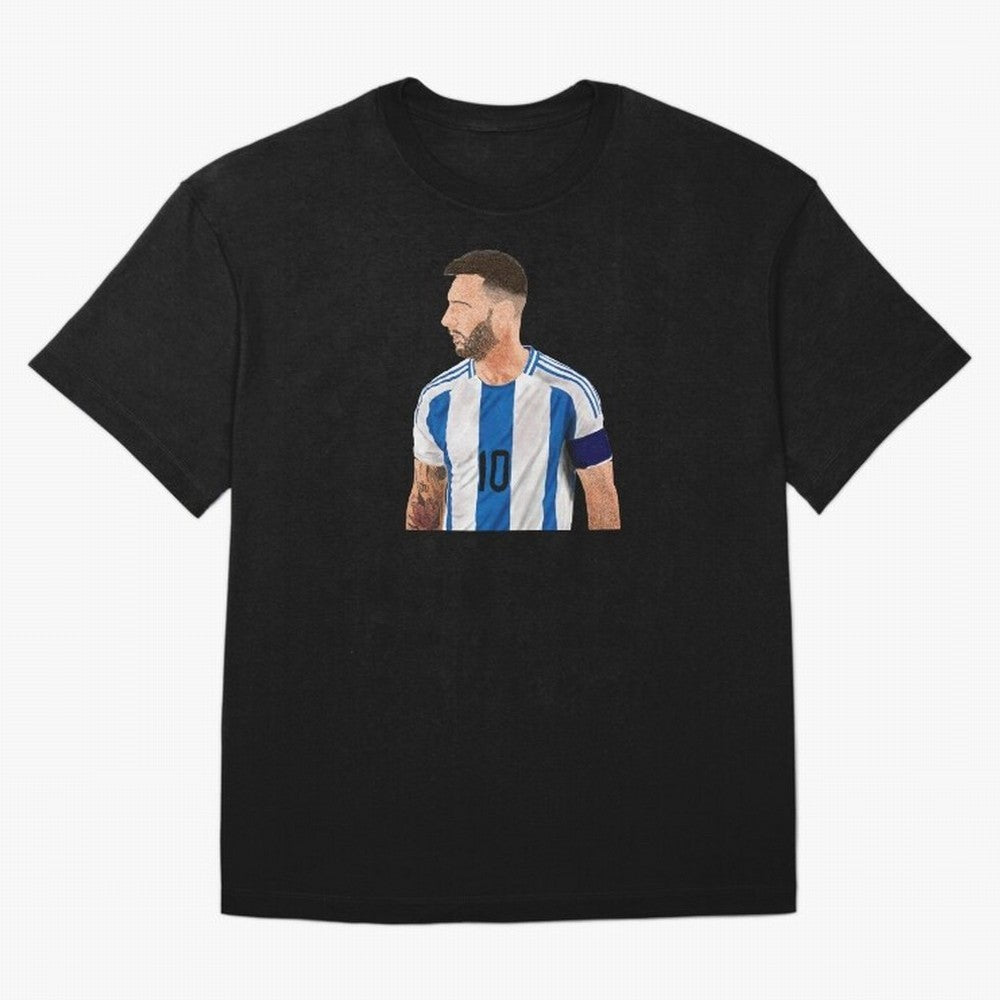 Messi em pintura digital Classic T-Shirt Celebrate The Stars Of FIFA World Cup 2026 USA Canada Jersey, Adidas Match Day Tee, Neymar Portugal Fans, Jordan Football Shirt, Nike Soccer Fan Top, Foden Croatia Knockout Round