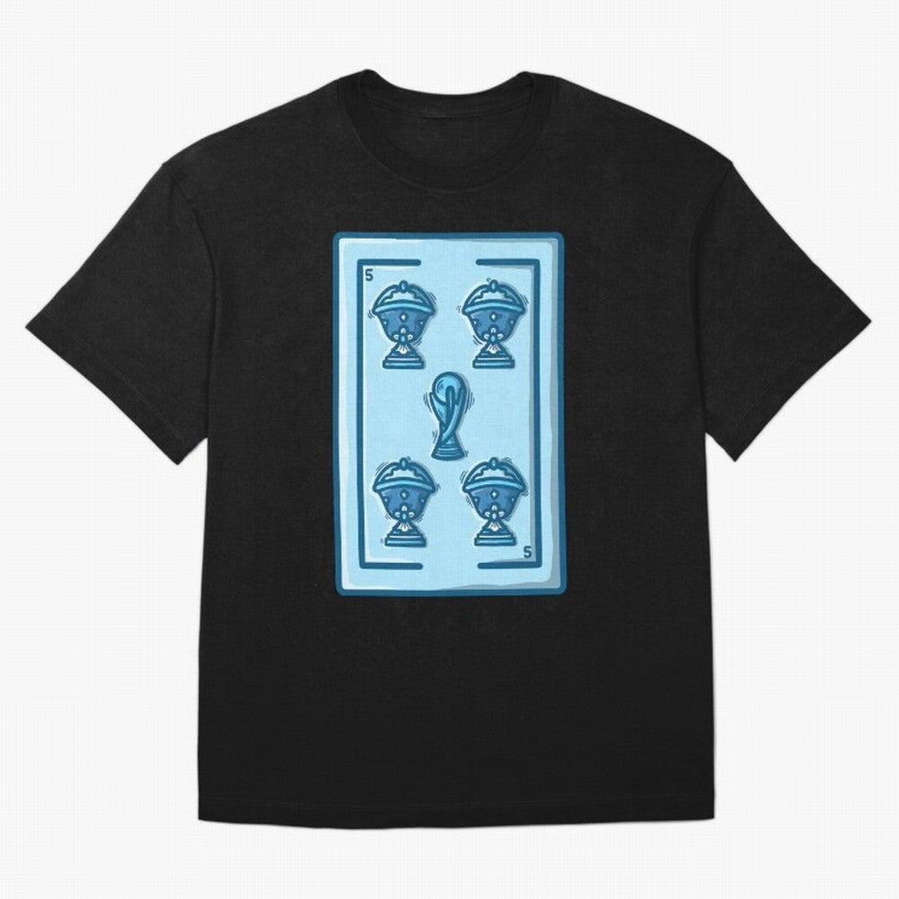 5 de copas - Argentina Classic T-Shirt Spotlight The FIFA World Cup 2026 Group Stage Journey Fan Jersey, Nike Fan Tee, France Supporter Shirt, Jordan Soccer Shirt, Messi Adidas Match Day Top, De Bruyne Japan Final Match