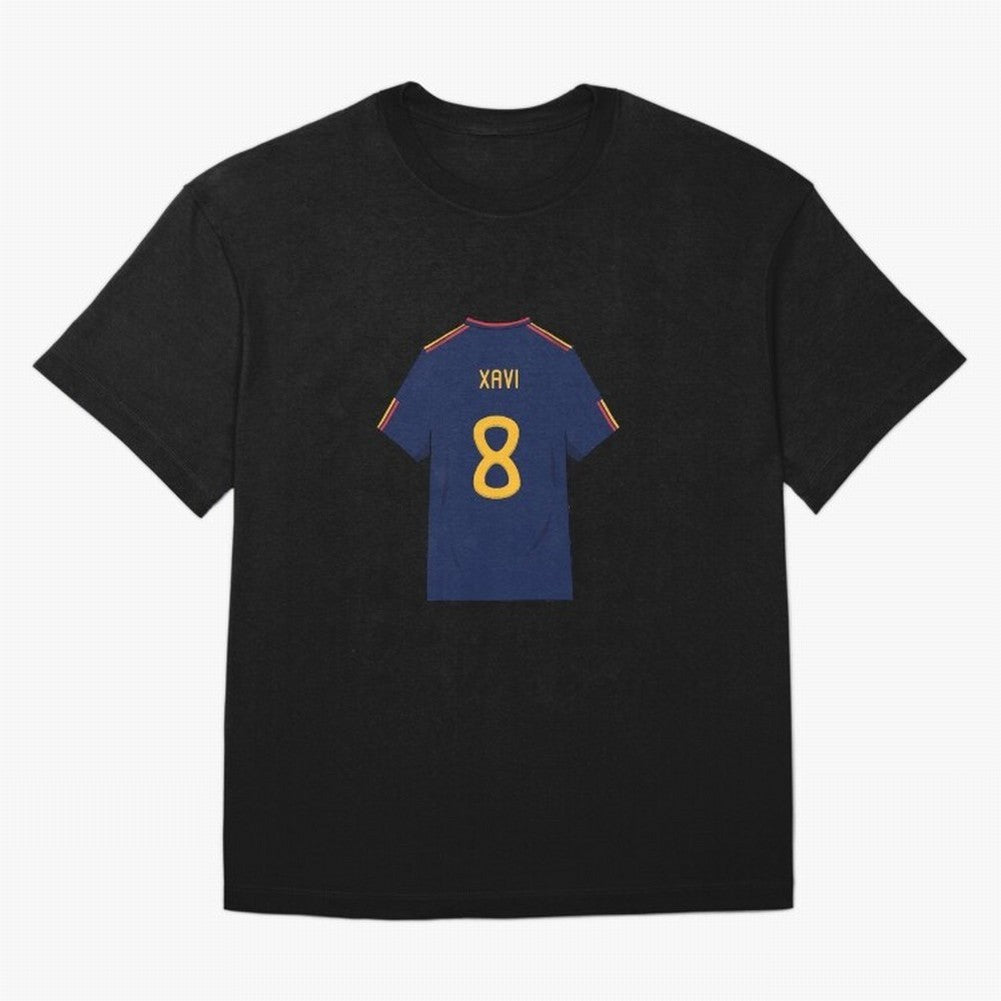 Xavi World Cup 2010 Jersey T-Shirt Netherlands Messi World Cup 2026 Jersey, Nike Football Tee, Match Day, Adidas Soccer Shirt, Jordan Fan Top, Foden Senegal Stadium Chant