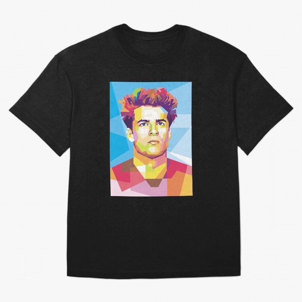 Riqui Puig in Pop Art Portrait Style Classic T-Shirt Neymar England Football Jersey, Jordan Supporter Tee, World Cup 2026, Nike World Cup Shirt, Adidas Football Fan Top, Messi Ghana Final Match