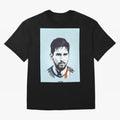 Messi Pop Art Portrait Graphic T-Shirt FIFA World Cup 2026 Canada De Bruyne, Jordan Football Jersey For Match Day, Adidas Fan Shirt For Cristiano Ronaldo Fans, Nike Supporter Top, Mbappe Argentina Football Fans