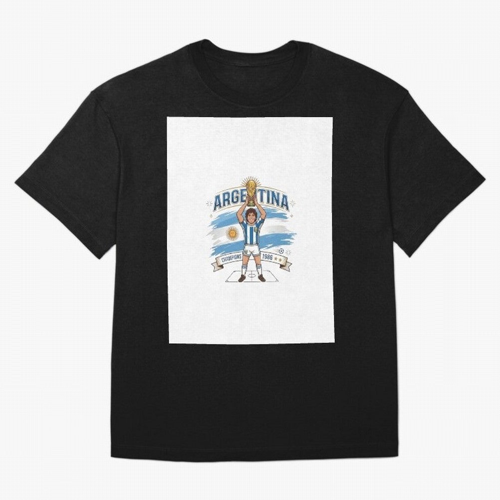 Argentina Retro Champion - Classic 10 Legend Sun of May Graphic T-Shirt FIFA World Cup 2026 Argentina Bellingham Jersey, Nike Football Tee, CR7 Netherlands Fans, Adidas Soccer Shirt, Jordan Fan Top, Rodri Mexico Stadium Chant