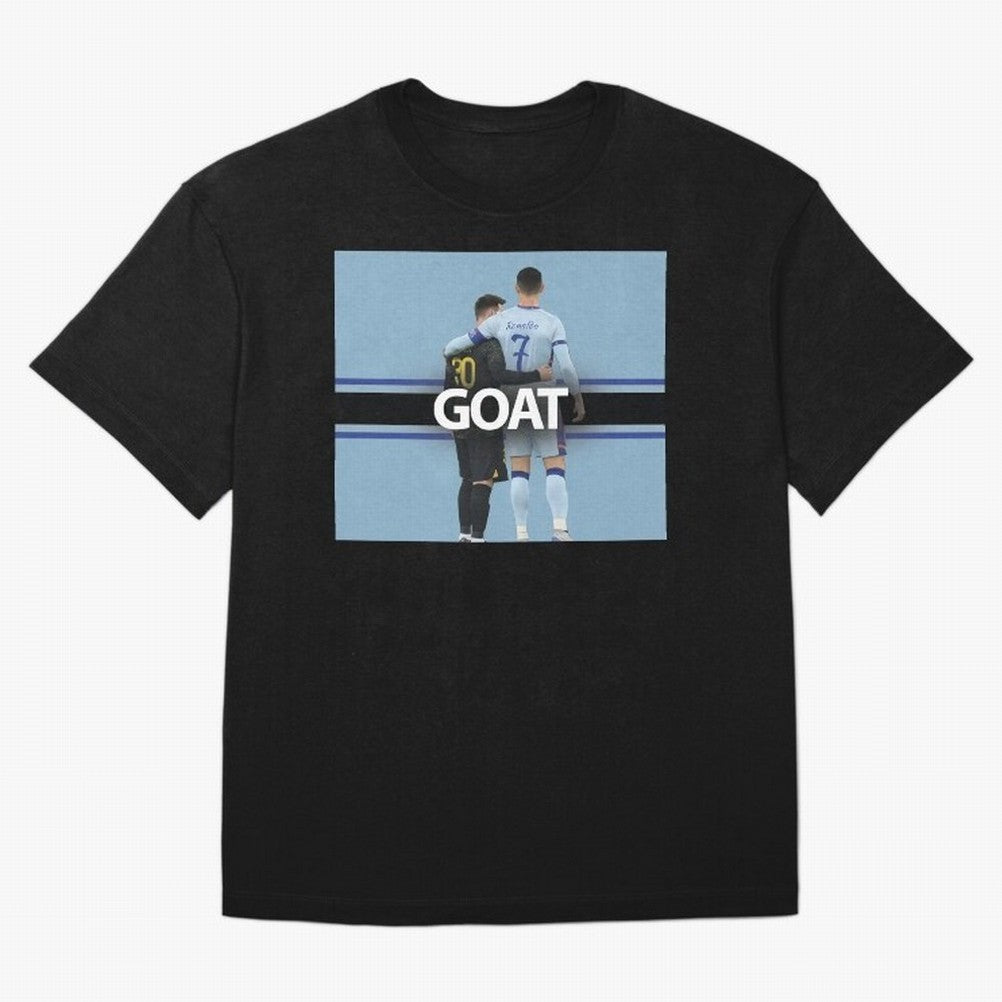The Two Goats Messi & Ronaldo Premium T-Shirt Argentina Haaland World Cup 2026 Jersey, Adidas Soccer Tee, Supporter Night, Nike Football Fan Shirt, Jordan Supporter Top, Messi Senegal Match Day