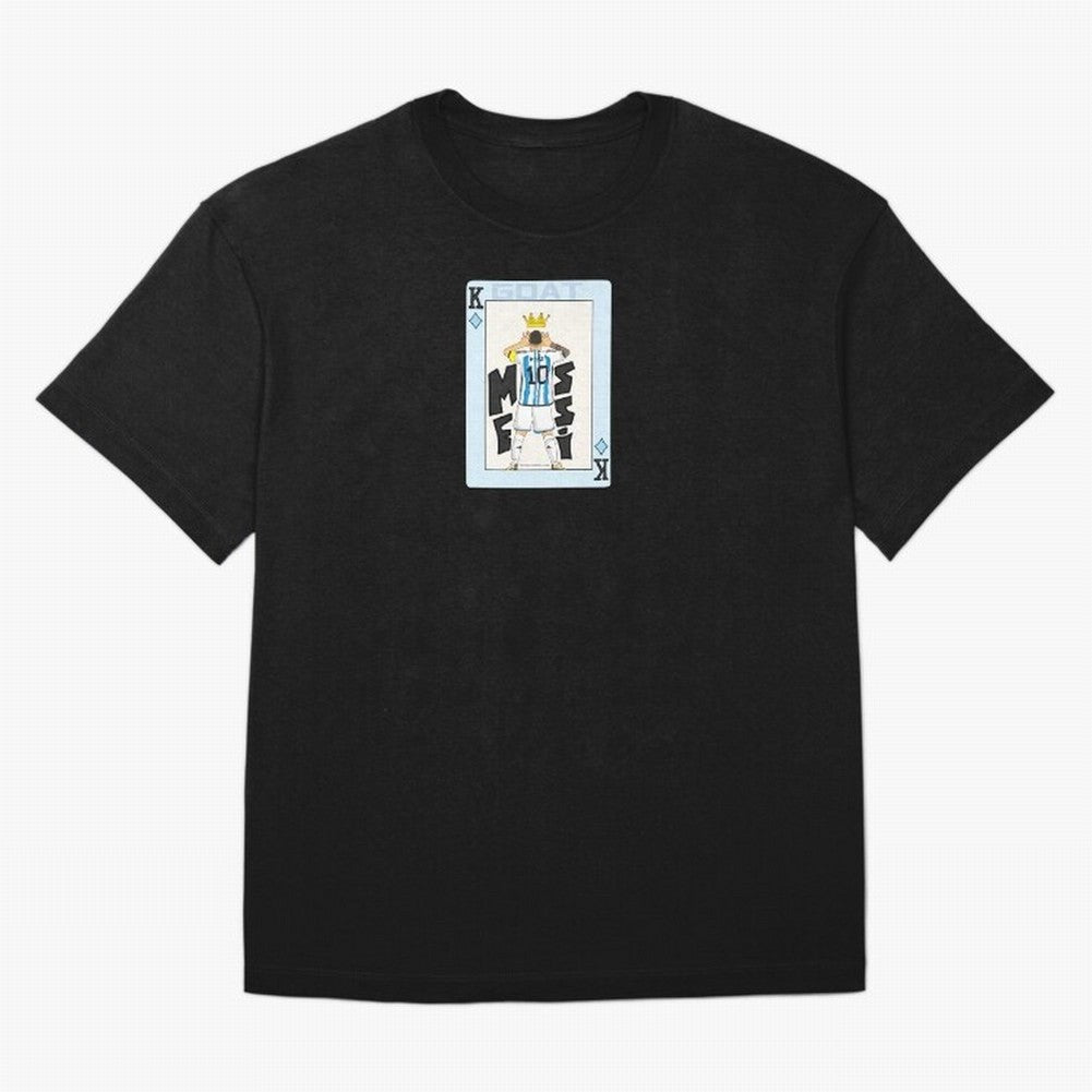 Deck of cards Messi Premium T-Shirt Keep The Legacy Of FIFA World Cup 2026 USA Canada Mexico Jersey, Adidas Soccer Tee, Messi Argentina Fans, Nike Football Fan Shirt, Jordan Supporter Top, Salah Croatia Supporter Night