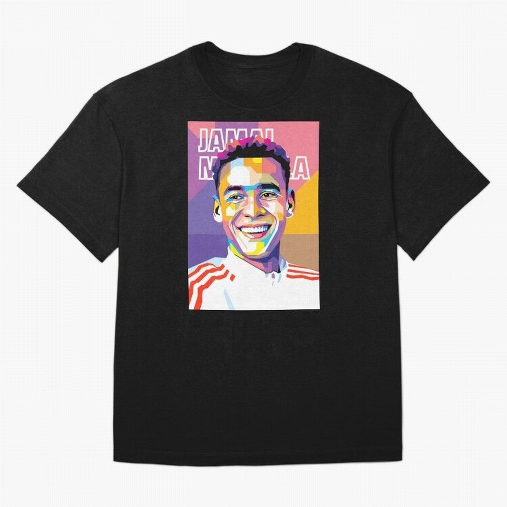 Jamal Musiala in WPAP Style Essential T-Shirt France Neymar World Cup 2026 Jersey, Adidas Soccer Tee, Match Day, Nike Football Fan Shirt, Jordan Supporter Top, Modric Switzerland Supporter Night
