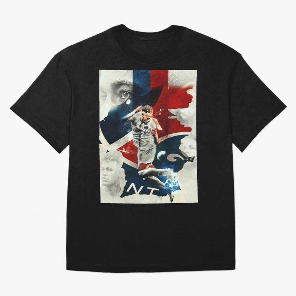 Neymar Art Wallpaper Classic T-Shirt Cristiano Ronaldo France Football Jersey, Nike Match Day Shirt, World Cup 2026, Adidas Supporter Tee, Jordan Soccer Fan Top, Haaland Belgium Supporter Night