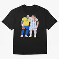 Messi and Neymar Copa America Friends T-Shirt Represent Fans Who Live For FIFA World Cup 2026 Group Fan Jersey, Adidas Match Day Tee, Brazil Supporter Shirt, Jordan Football Shirt, Messi Nike Soccer Fan Top, Rodri Japan Knockout Round