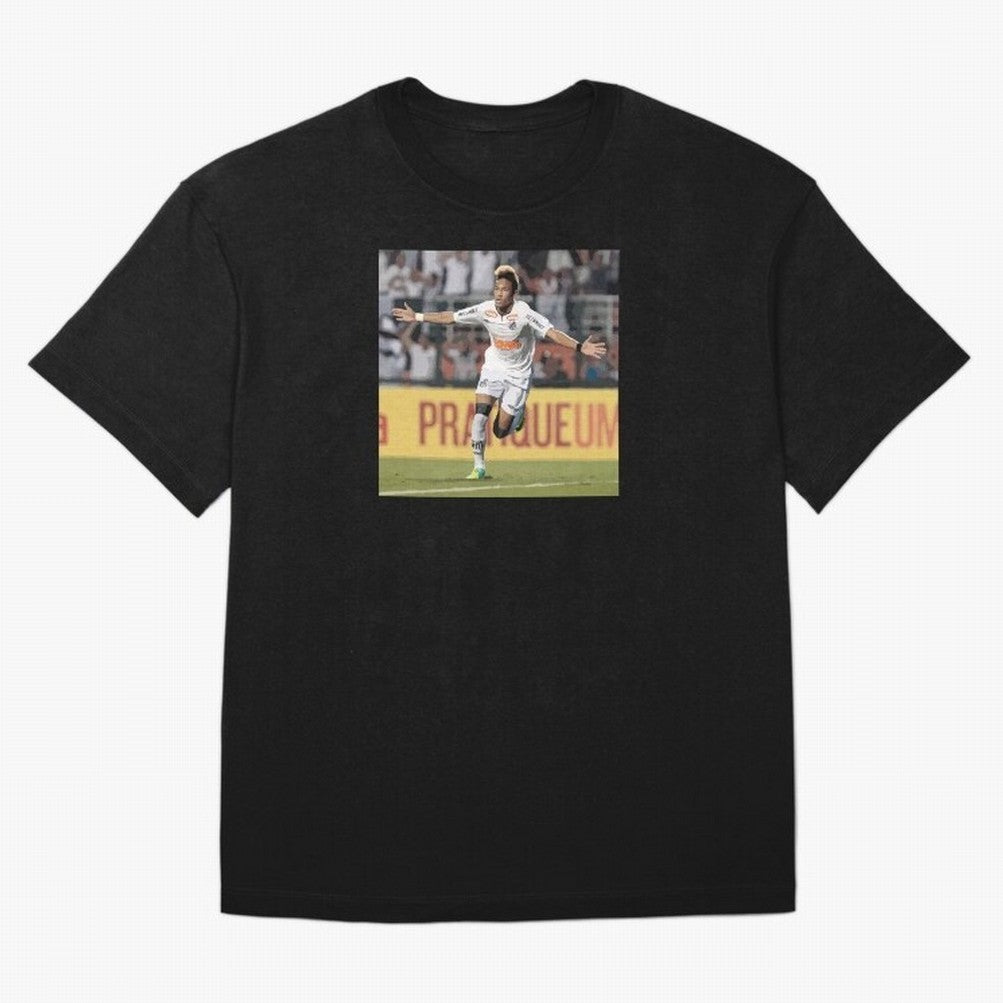 Neymar of Santos celebrating Classic T-Shirt Keep The Match Day Mood Of FIFA World Cup 2026 Spirit Fan Jersey, Nike Fan Tee, Portugal Supporter Shirt, Jordan Soccer Shirt, Cristiano Ronaldo Adidas Match Day Top, Yamal Colombia Goal Celebration