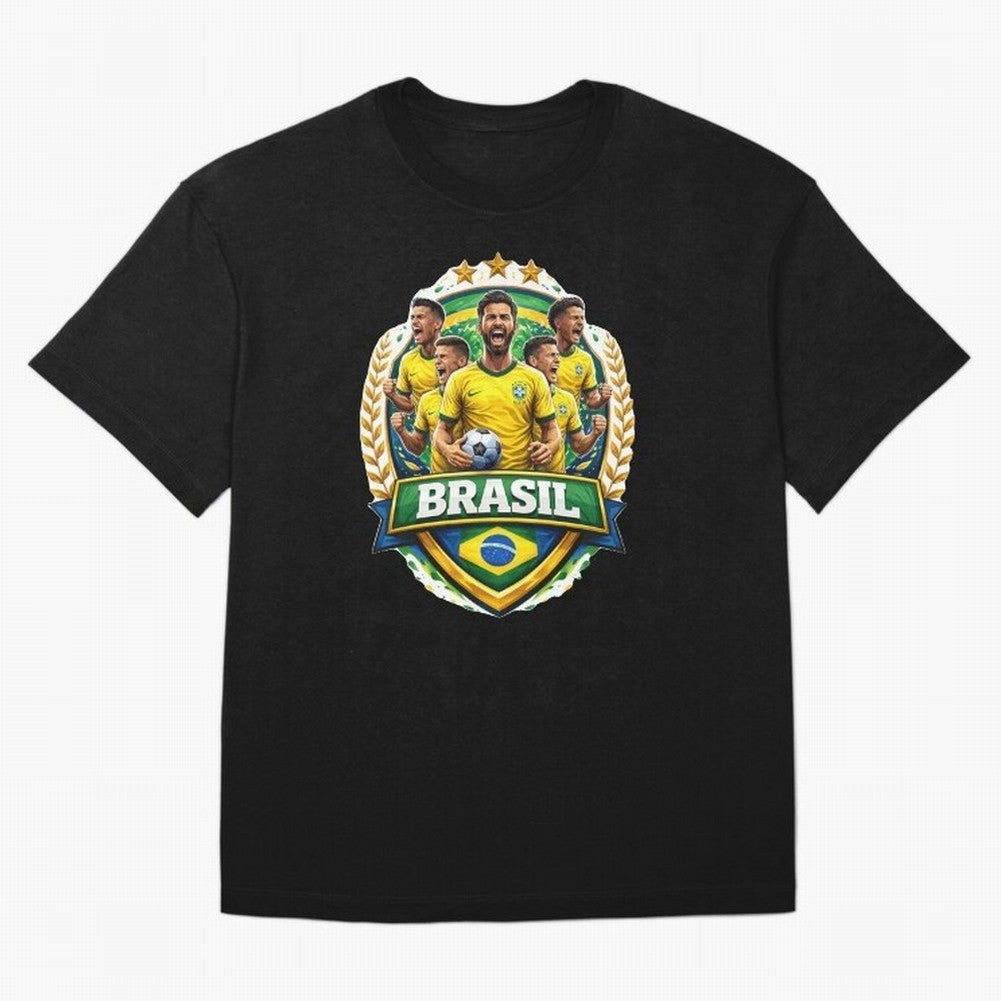 Brazil Football National Team Pride- Brazil Soccer Graphics Classic T-Shirt Neymar Brazil Football Jersey, Adidas Football Tee, World Cup 2026, Nike Soccer Shirt, Jordan Match Day Top, CR7 USA Stadium Chant