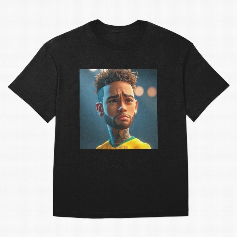 Neymar Jr cartoon picture Classic T-Shirt Discover FIFA World Cup 2026 Centered On Neymar, Brazil Jersey, Adidas Football Tee, Neymar Brazil Fans, Nike Soccer Shirt, Jordan Match Day Top, Rodri England Stadium Chant