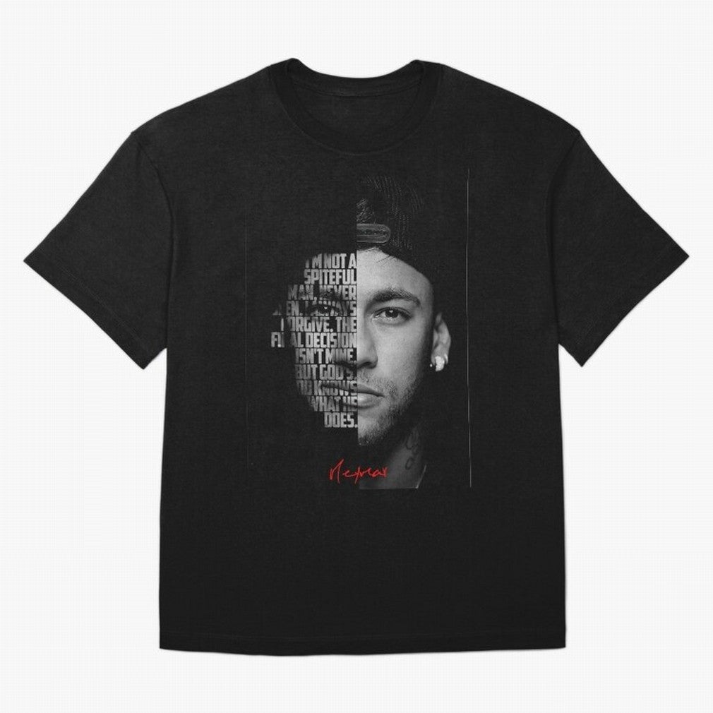 Black and white Neymar Jr quote. Classic T-Shirt Celebrate Football Heritage In FIFA World Cup 2026 USA, Nike Fan Jersey For Group Stage, Jordan Soccer Shirt For Cristiano Ronaldo Fans, Adidas Match Day Top, Son Argentina Goal Celebration