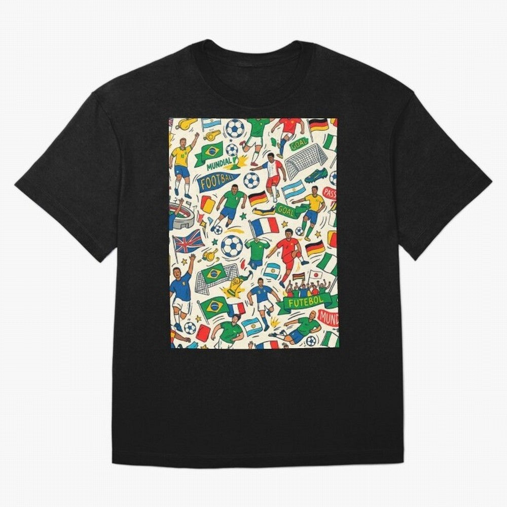 World Cup 2026: Global Football Fever T-Shirt Messi Portugal Football Jersey, Adidas Match Day Tee, World Cup 2026, Jordan Football Shirt, Nike Soccer Fan Top, Bellingham Ghana Fan Club