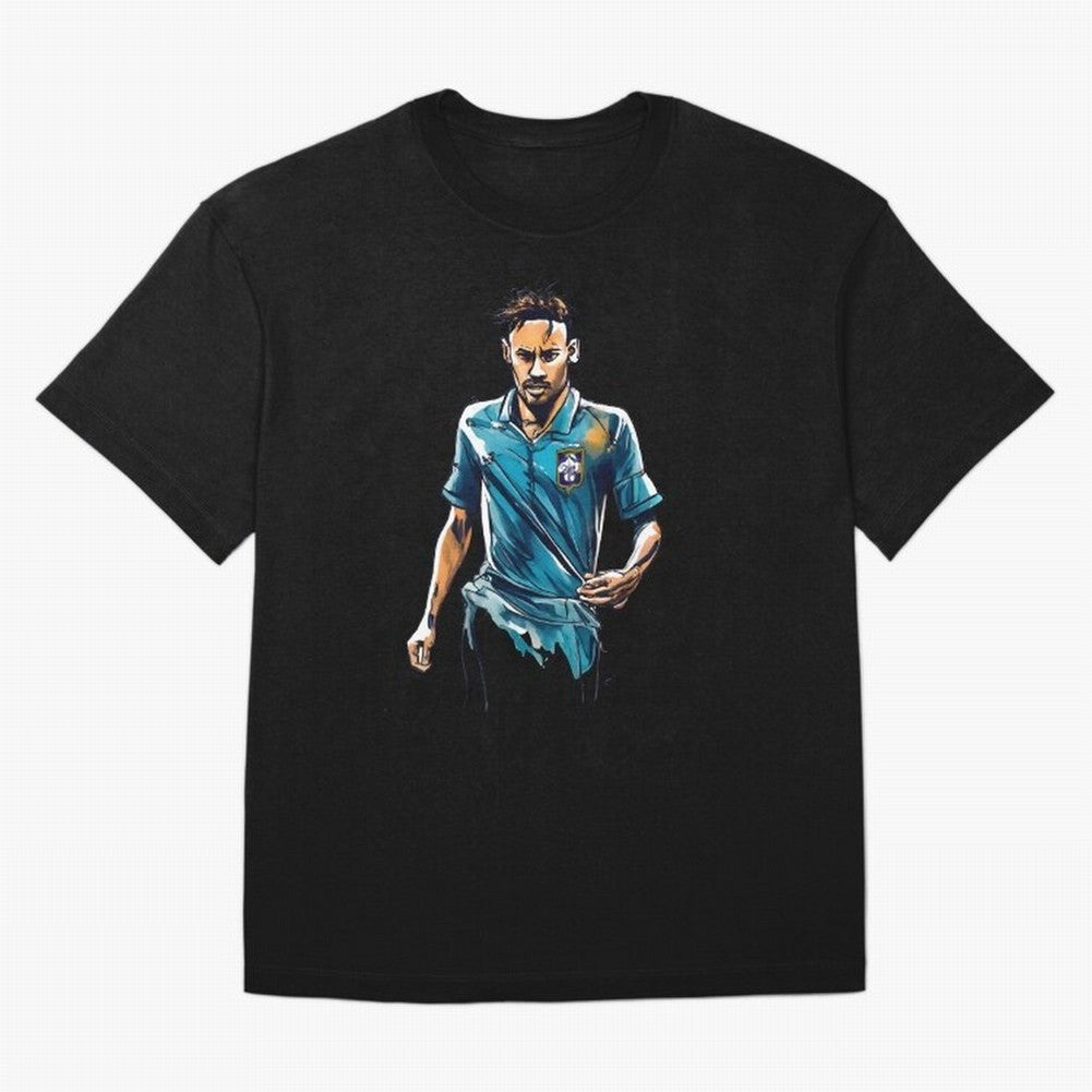 Neymar Jr watercolor drawing Classic T-Shirt England Cristiano Ronaldo World Cup 2026 Jersey, Adidas Match Day Tee, Group Stage, Jordan Football Shirt, Nike Soccer Fan Top, Vinicius Morocco Football Fans