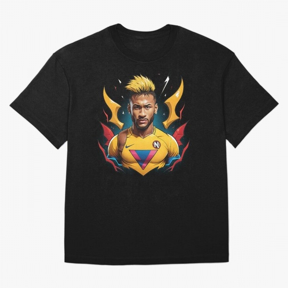 Neymar Jr illustration Classic T-Shirt Portugal Cristiano Ronaldo World Cup 2026 Jersey, Adidas Soccer Tee, Group Stage, Nike Football Fan Shirt, Jordan Supporter Top, Rodri Morocco Supporter Night