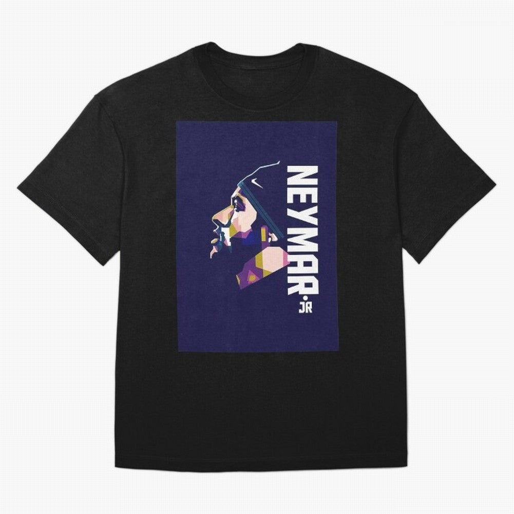 Neymar Jr Art Print Navy Classic T-Shirt Messi Portugal Football Jersey, Jordan Supporter Tee, World Cup 2026, Nike World Cup Shirt, Adidas Football Fan Top, Griezmann France Final Match