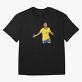 Neymar Jr in Yellow Glory Sticker T-Shirt Show Your Stadium Side During The FIFA World Cup 2026 Jersey, Nike Fan Tee, Messi Portugal Fans, Jordan Soccer Shirt, Adidas Match Day Top, Pedri England Goal Celebration