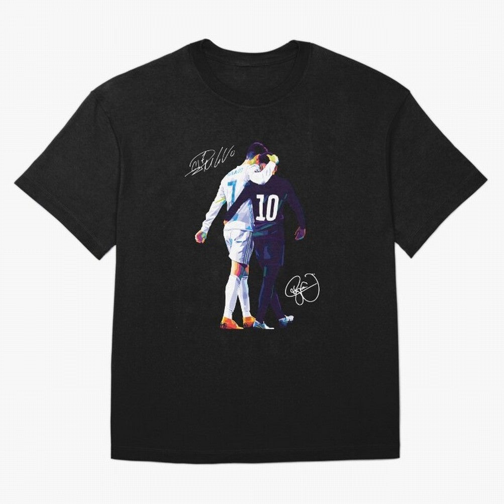 Cristiano Ronaldo and Neymar Jr Wpap Art T-Shirt Messi England Football Jersey, Adidas Match Day Tee, World Cup 2026, Jordan Football Shirt, Nike Soccer Fan Top, Foden Norway Knockout Round