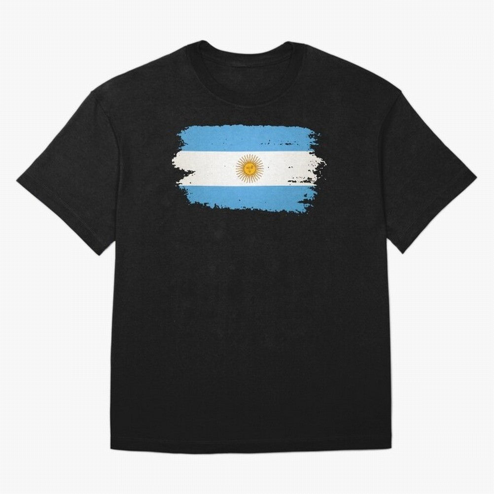 ARGENTINIAN FLAG PRINT T-Shirt Remember Iconic Moments From FIFA World Cup 2026 USA Jersey, Jordan Football Tee, Messi England Fans, Adidas Fan Shirt, Nike Supporter Top, Lewandowski Paraguay Knockout Round
