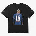 Neymar Jr. - Brazilian Football King Classic T-Shirt FIFA World Cup 2026 Argentina Bellingham Jersey, Nike Fan Tee, Messi Portugal Fans, Jordan Soccer Shirt, Adidas Match Day Top, Rodri England Soccer Fans
