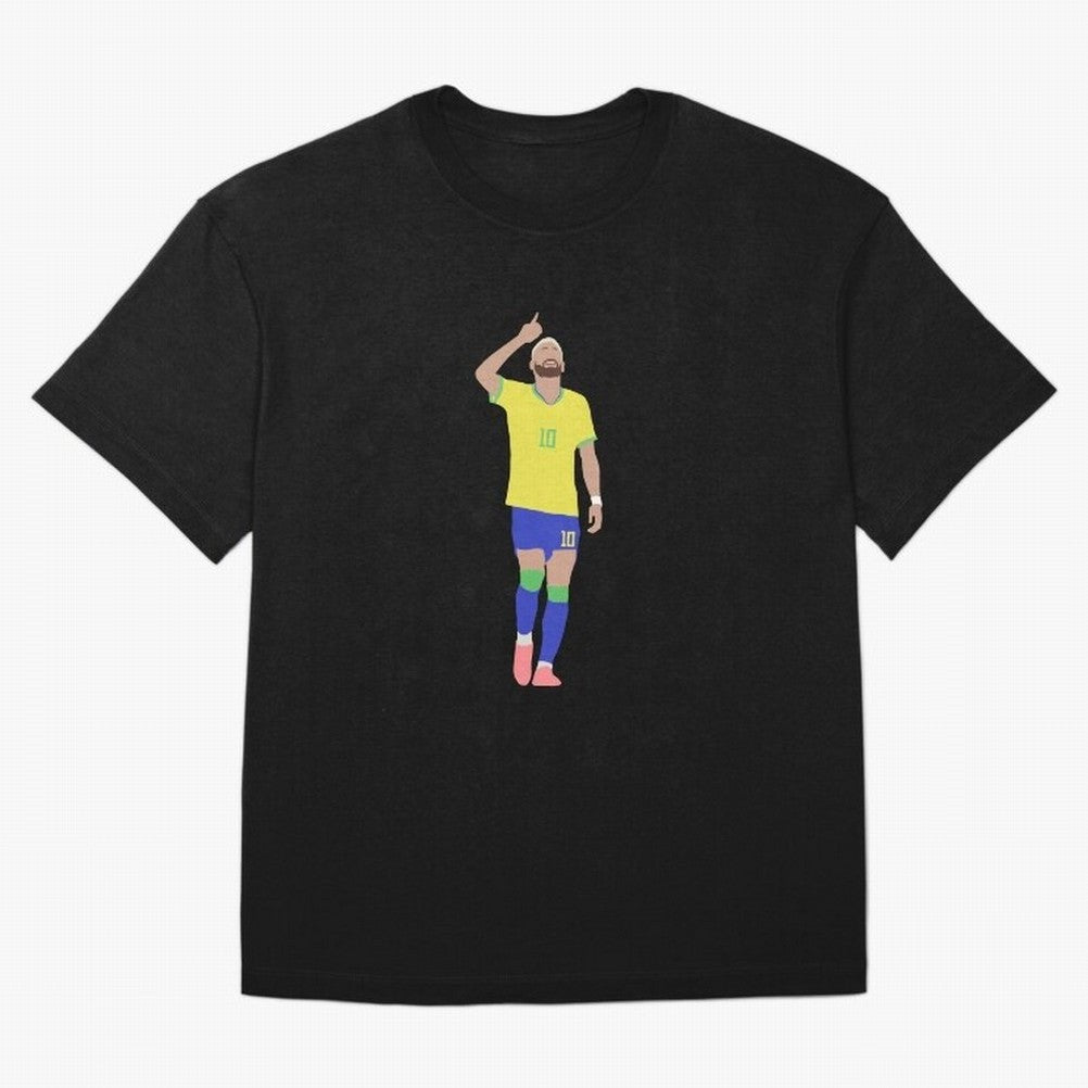 Neymar Brazil Football Captain T-Shirt Represent Global Football Passion For FIFA World Cup 2026 Jersey, Nike Fan Tee, Messi Brazil Fans, Jordan Soccer Shirt, Adidas Match Day Top, Saka England Final Match