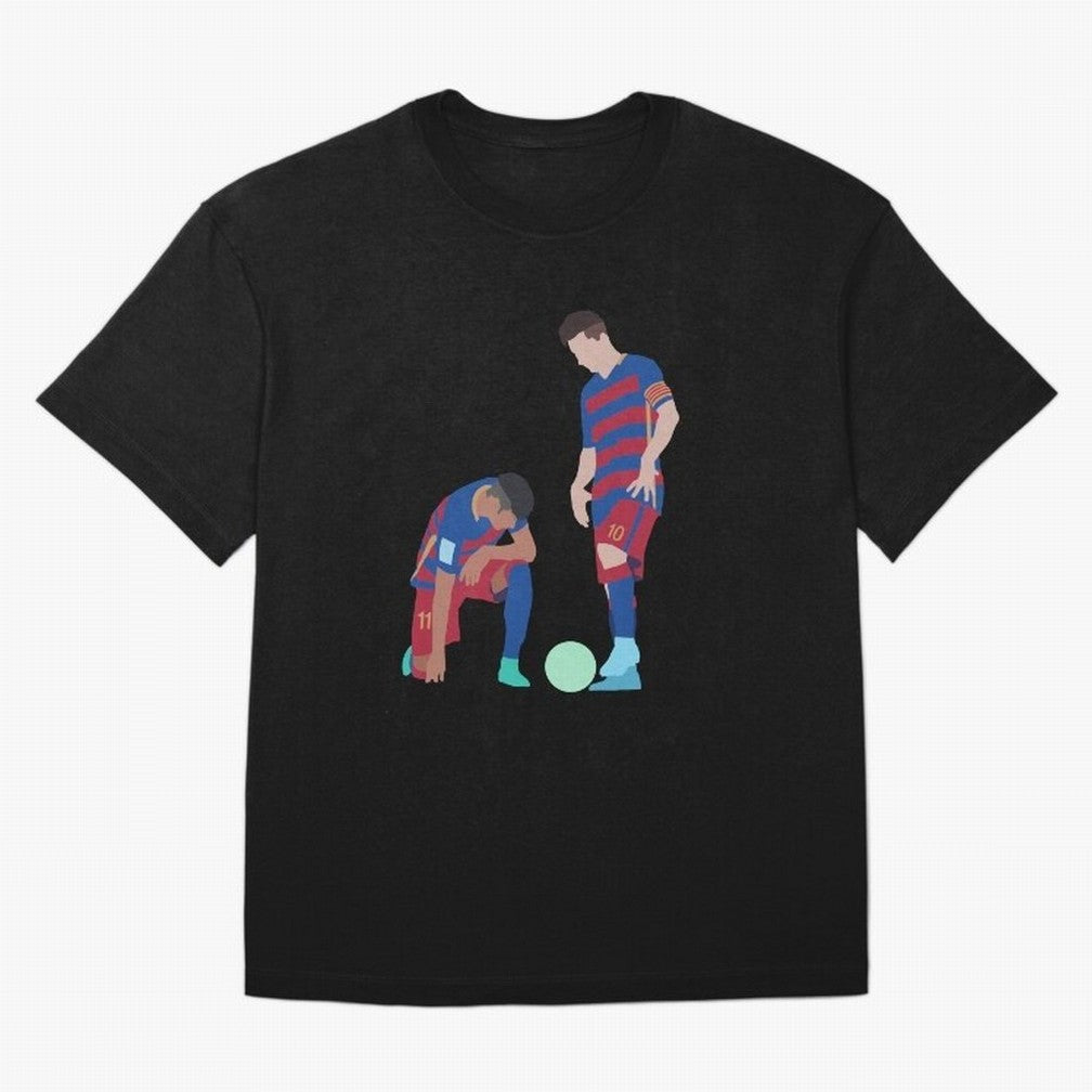 Messi and Neymar Football Free Kick Classic T-Shirt Bring Global Tournament Vibes To The FIFA World Cup 2026 Jersey, Adidas Soccer Tee, Neymar France Fans, Nike Football Fan Shirt, Jordan Supporter Top, Pedri Paraguay Trophy Race