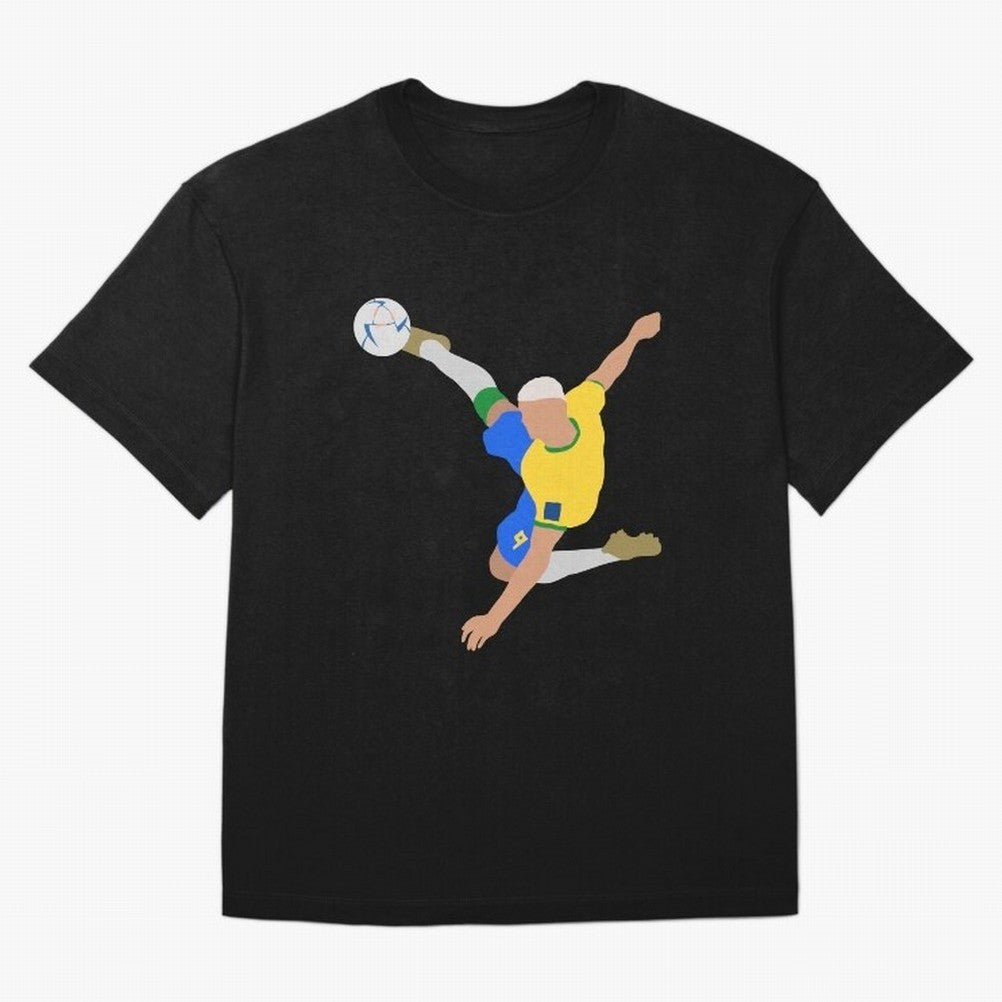 Richarlison Brazil Bicycle Kick Football Goal Classic T-Shirt Cristiano Ronaldo Portugal Football Jersey, Jordan Supporter Tee, World Cup 2026, Nike World Cup Shirt, Adidas Football Fan Top, Neymar Ghana Final Match