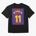 NEYMAR JR FOOTBALL SOCCER JERSEY BARCELONA T-Shirt Follow The Final Road Of FIFA World Cup 2026 For Fans Of, Nike Football Jersey For Final Match, Adidas Soccer Shirt For Messi Fans, Jordan Fan Top, Lewandowski Canada Stadium Chant