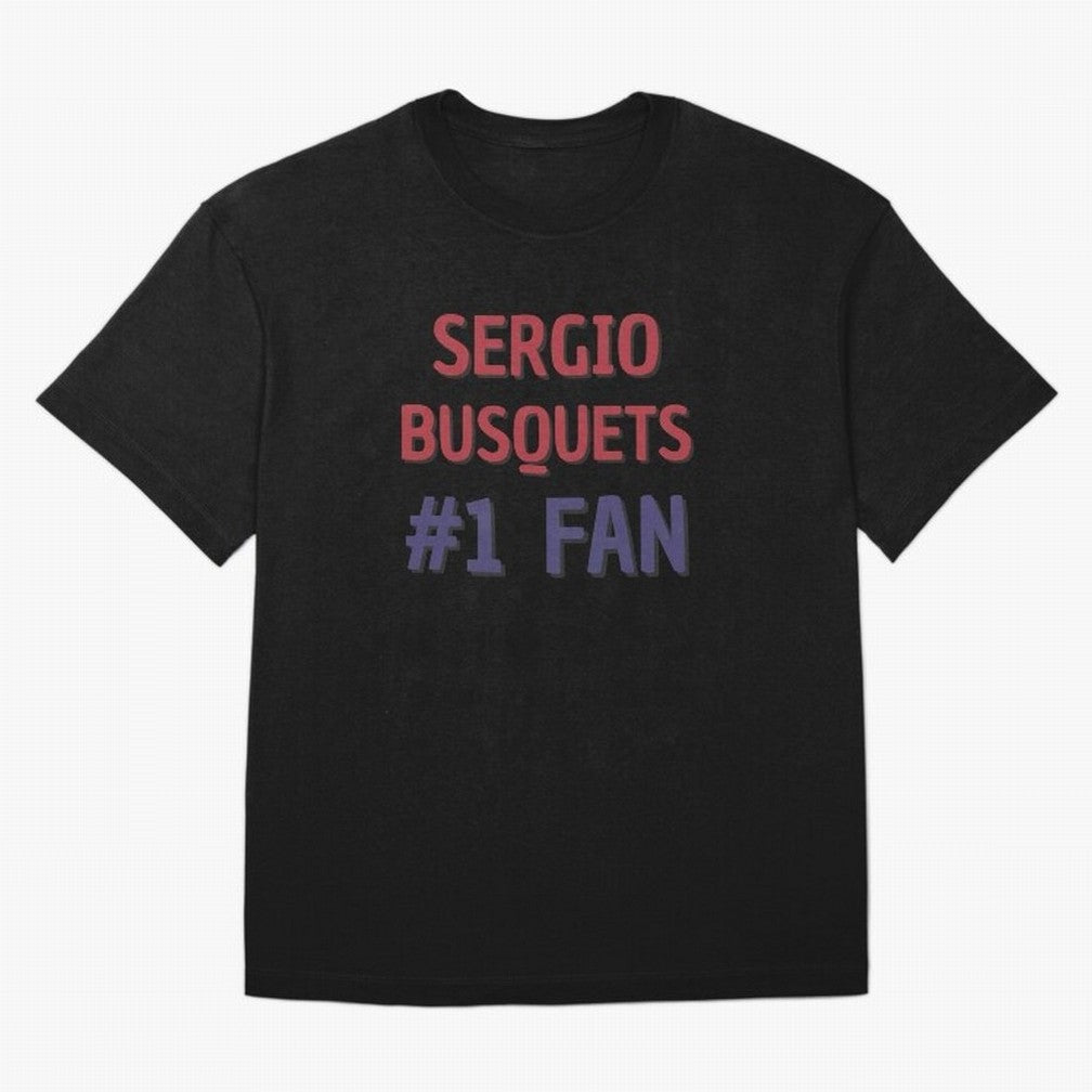 Sergio Busquets #1 Fan Essential T-Shirt CR7 Portugal Football Jersey, Jordan Supporter Tee, World Cup 2026, Nike World Cup Shirt, Adidas Football Fan Top, Musiala Belgium Goal Celebration
