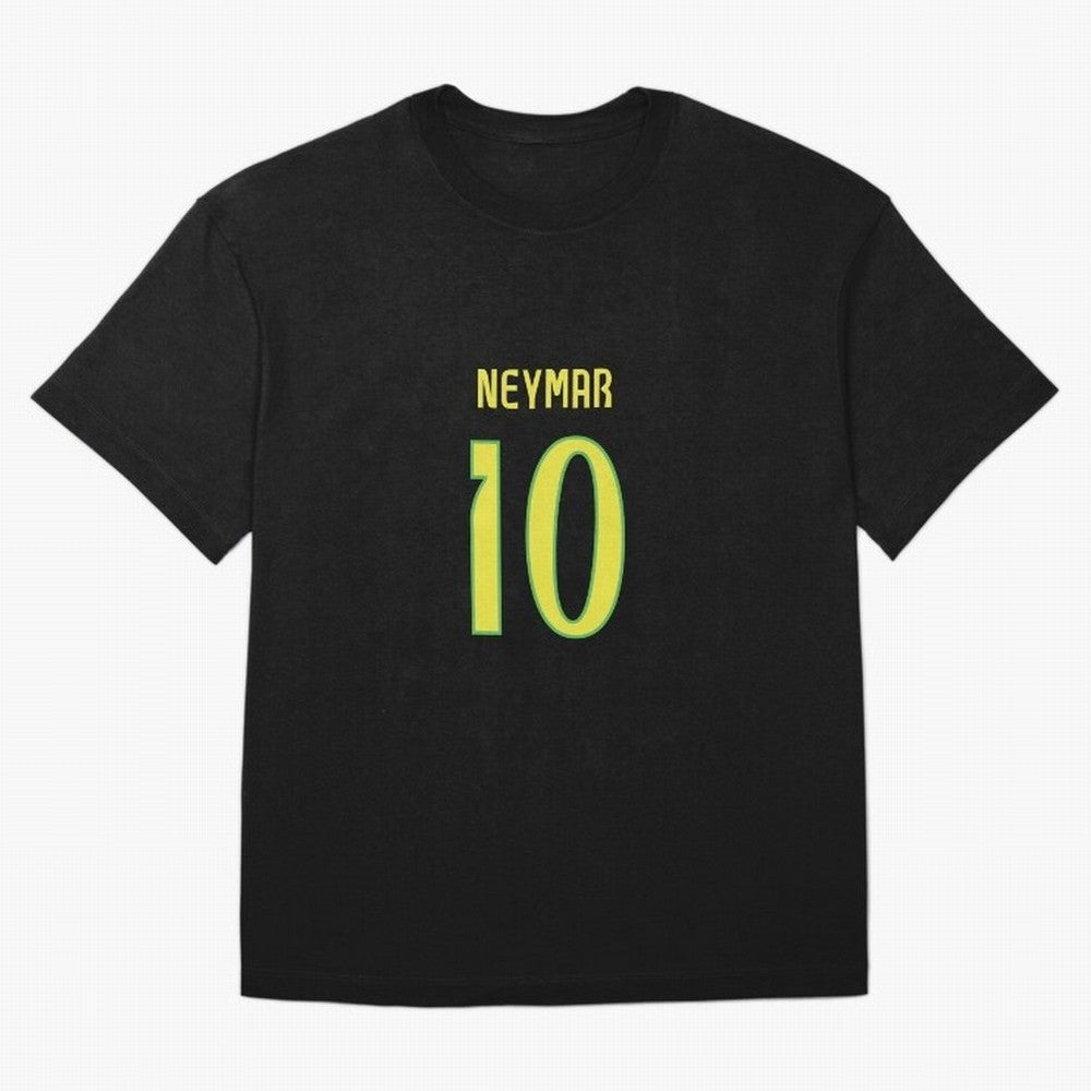 Neymar Jr Brazil Away Jersey 2024 Classic T-Shirt Mbappe Germany Football Jersey, Adidas Football Tee, World Cup 2026, Nike Soccer Shirt, Jordan Match Day Top, Salah France Stadium Chant