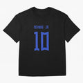Neymar Jr Brazil White Jersey 2023 T-Shirt Keep The Legacy Of The FIFA World Cup 2026 Journey, Jordan Supporter Jersey For Watch Party, Nike World Cup Shirt For Messi Fans, Adidas Football Fan Top, Haaland Spain Soccer Fans