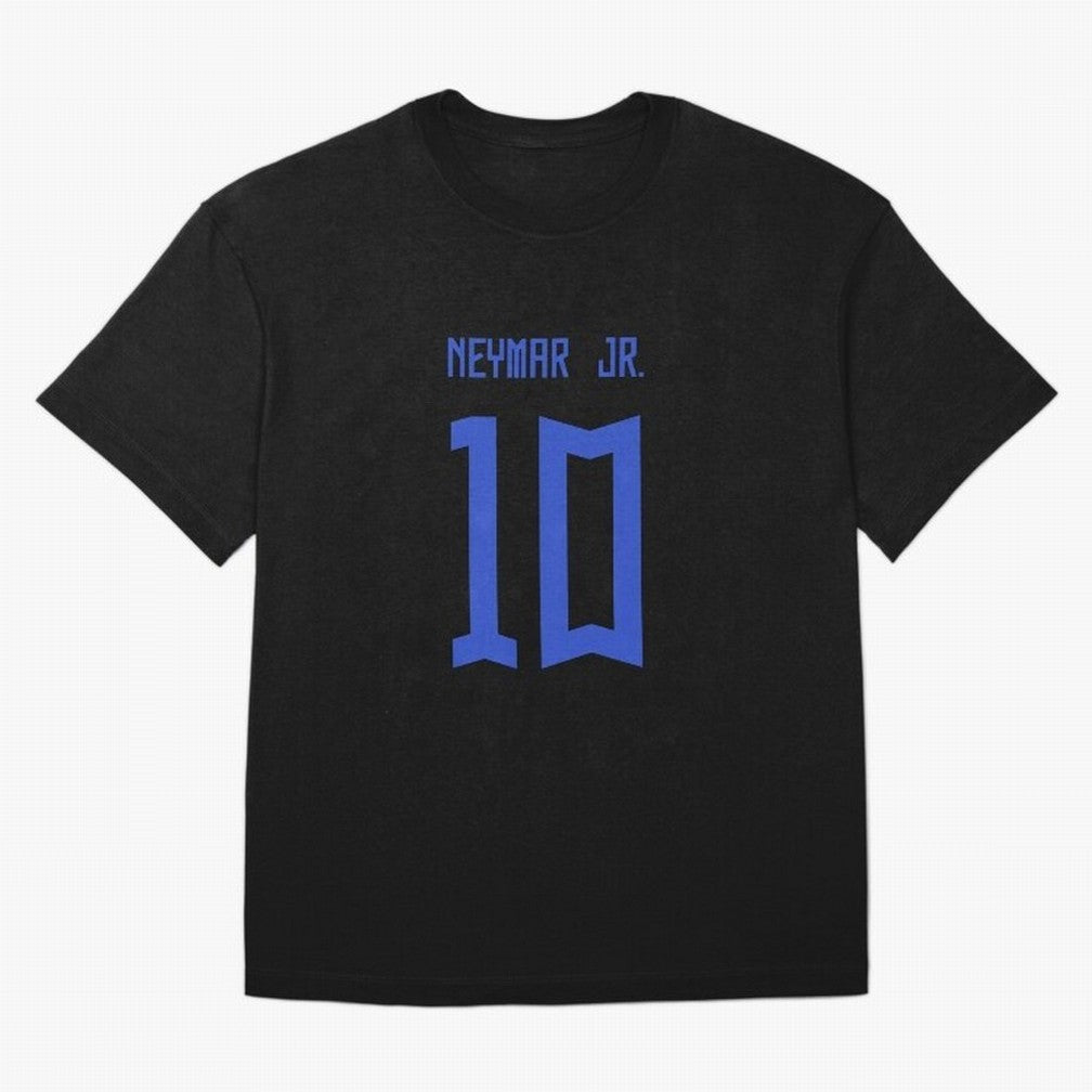 Neymar Jr Brazil White Jersey 2023 T-Shirt Keep The Legacy Of The FIFA World Cup 2026 Journey, Jordan Supporter Jersey For Watch Party, Nike World Cup Shirt For Messi Fans, Adidas Football Fan Top, Haaland Spain Soccer Fans