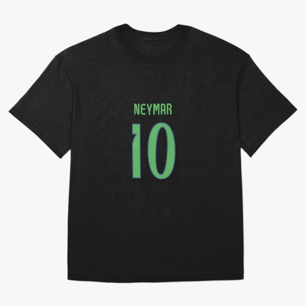 Neymar Jr Brazil Home Jersey 2024 Classic T-Shirt FIFA World Cup 2026 Argentina Kane Jersey, Nike Fan Tee, Messi France Fans, Jordan Soccer Shirt, Adidas Match Day Top, Messi Mexico Final Match