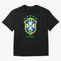Brasil Soccer Flag Team Brazil Support Gift Classic T-Shirt Germany Neymar World Cup 2026 Jersey, Jordan Supporter Tee, Group Stage, Nike World Cup Shirt, Adidas Football Fan Top, Cristiano Ronaldo Colombia Goal Celebration