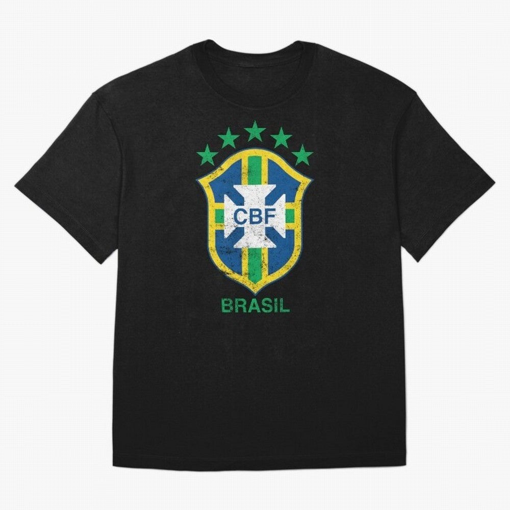 Brasil Soccer Flag Team Brazil Support Gift Classic T-Shirt Germany Neymar World Cup 2026 Jersey, Jordan Supporter Tee, Group Stage, Nike World Cup Shirt, Adidas Football Fan Top, Cristiano Ronaldo Colombia Goal Celebration