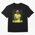 Neymar Brazil Design T-Shirt FIFA World Cup 2026 Argentina Saka Jersey, Nike Football Tee, Neymar Brazil Fans, Adidas Soccer Shirt, Jordan Fan Top, Saka Australia Watch Party