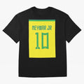 Neymar 10 Brazil 2022 World Cup Jersey Classic T-Shirt Show Match Day Excitement For FIFA World Cup 2026 USA Jersey, Jordan Supporter Tee, Messi Portugal Fans, Nike World Cup Shirt, Adidas Football Fan Top, Mbappe England Goal Celebration