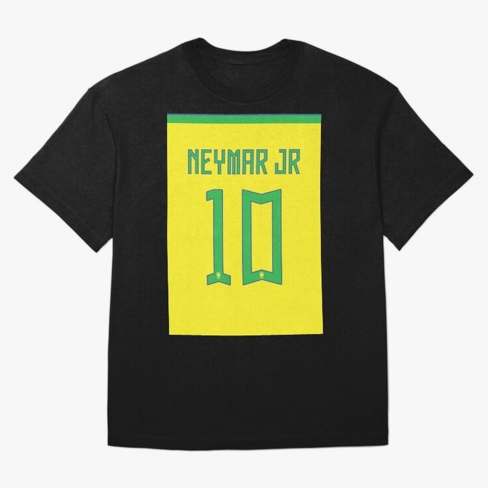 Neymar 10 Brazil 2022 World Cup Jersey Classic T-Shirt Show Match Day Excitement For FIFA World Cup 2026 USA Jersey, Jordan Supporter Tee, Messi Portugal Fans, Nike World Cup Shirt, Adidas Football Fan Top, Mbappe England Goal Celebration
