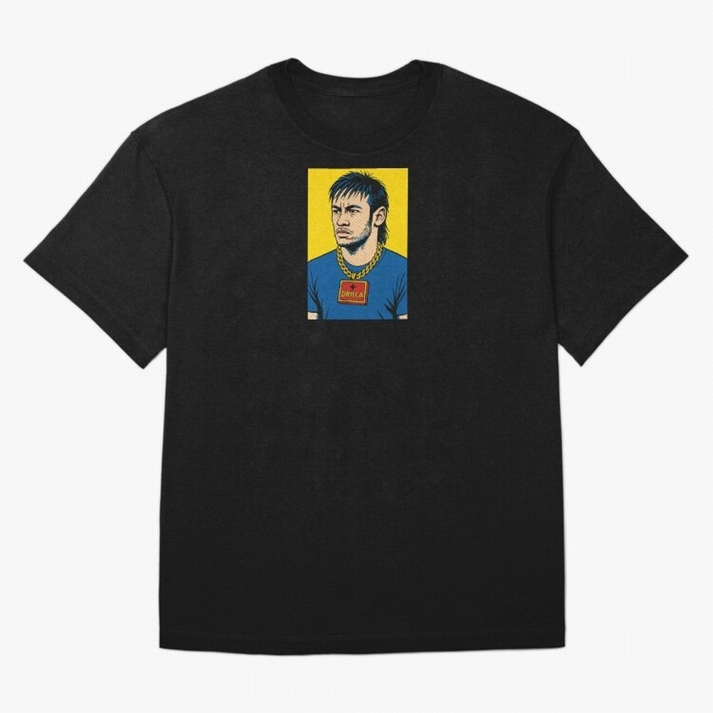 Drilla Clothing Neymar Popart Print T Shirt T-Shirt FIFA World Cup 2026 Canada Saka, Nike Fan Jersey For Group Stage, Jordan Soccer Shirt For Messi Fans, Adidas Match Day Top, Cristiano Ronaldo Argentina Goal Celebration