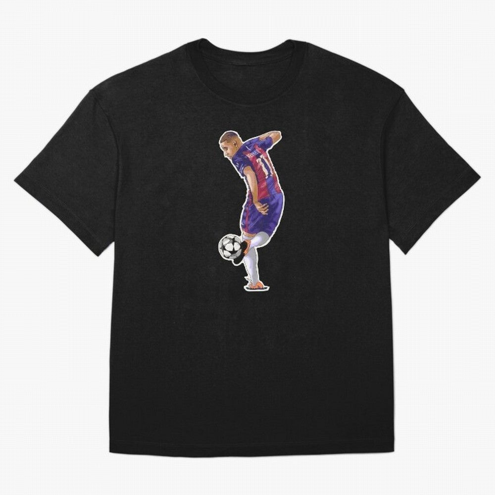 Neymar Artwork Classic T-Shirt Bring Retro Soccer Energy To FIFA World Cup 2026 Group, Nike Match Day Jersey For Group Stage, Adidas Supporter Tee For Mbappe Fans, Jordan Soccer Fan Top, Messi Uruguay Match Day