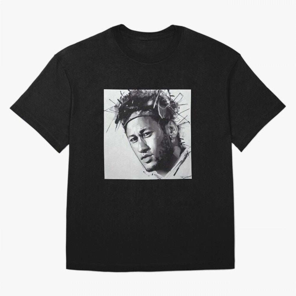 black and white Neymar Classic T-Shirt FIFA World Cup 2026 Ecuador Griezmann Fan Jersey, Jordan Supporter Tee, Portugal Supporter Shirt, Nike World Cup Shirt, CR7 Adidas Football Fan Top, Musiala Brazil Goal Celebration