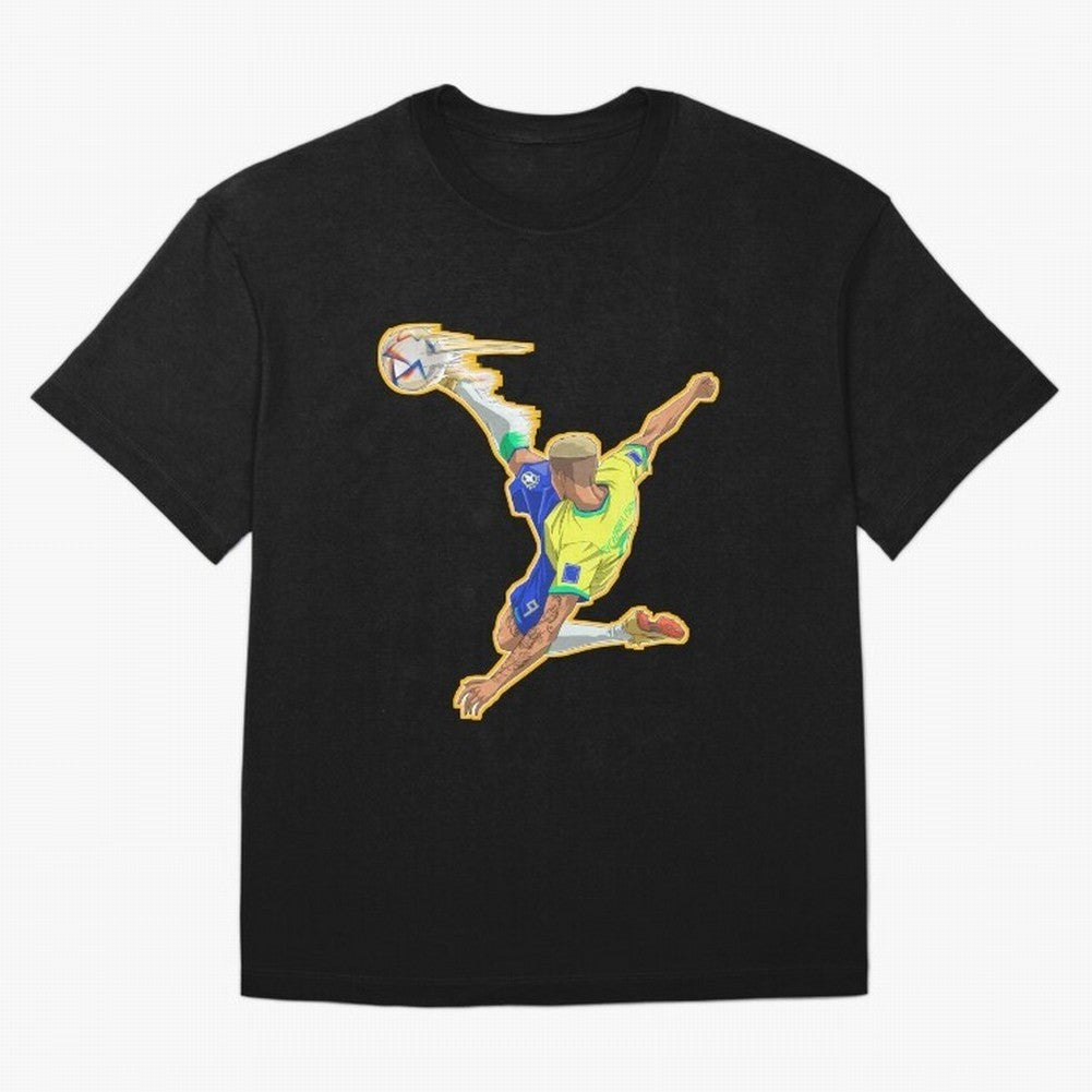 Richarlison Anime Goal Essential T-Shirt Portugal Mbappe World Cup 2026 Jersey, Adidas Match Day Tee, Fan Club, Jordan Football Shirt, Nike Soccer Fan Top, Modric Switzerland Knockout Round