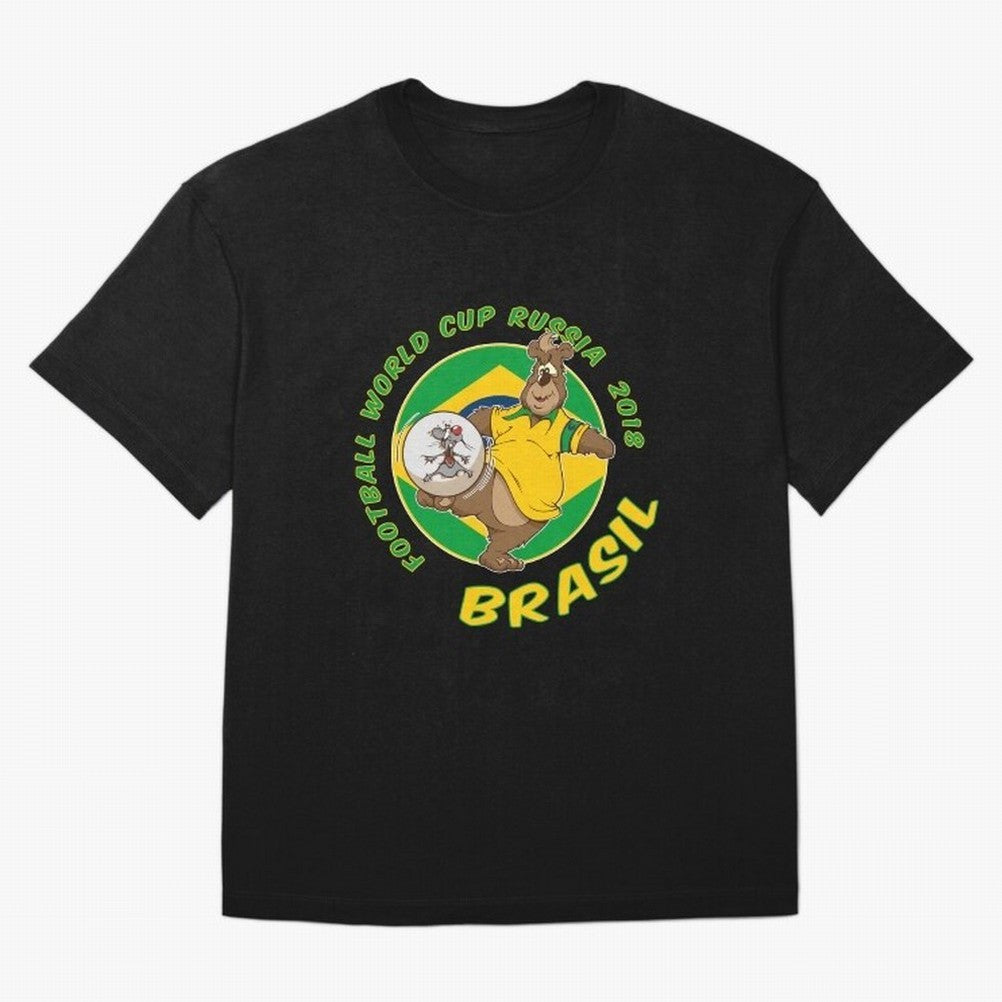 Football Russia 2018 World Cup Brazil T shirts and Merchandise T-Shirt FIFA World Cup 2026 Ecuador Bellingham Fan Jersey, Jordan Football Tee, Netherlands Supporter Shirt, Adidas Fan Shirt, Mbappe Nike Supporter Top, Neymar Sweden Fan Club