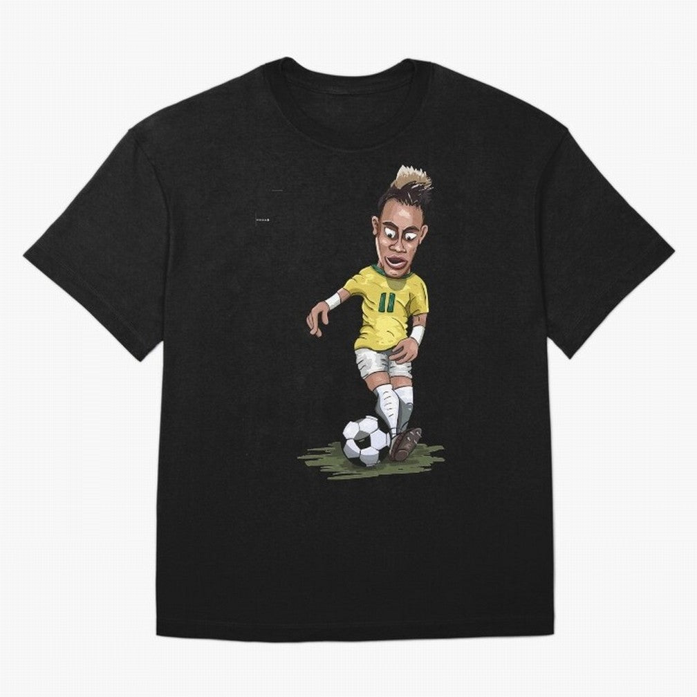 FOOTBALL ARTIST NEYMAR Brasil Essential T-Shirt World Cup 2026 Brazil Foden Jersey, Jordan Football Tee, Supporter Night, Adidas Fan Shirt, Nike Supporter Top