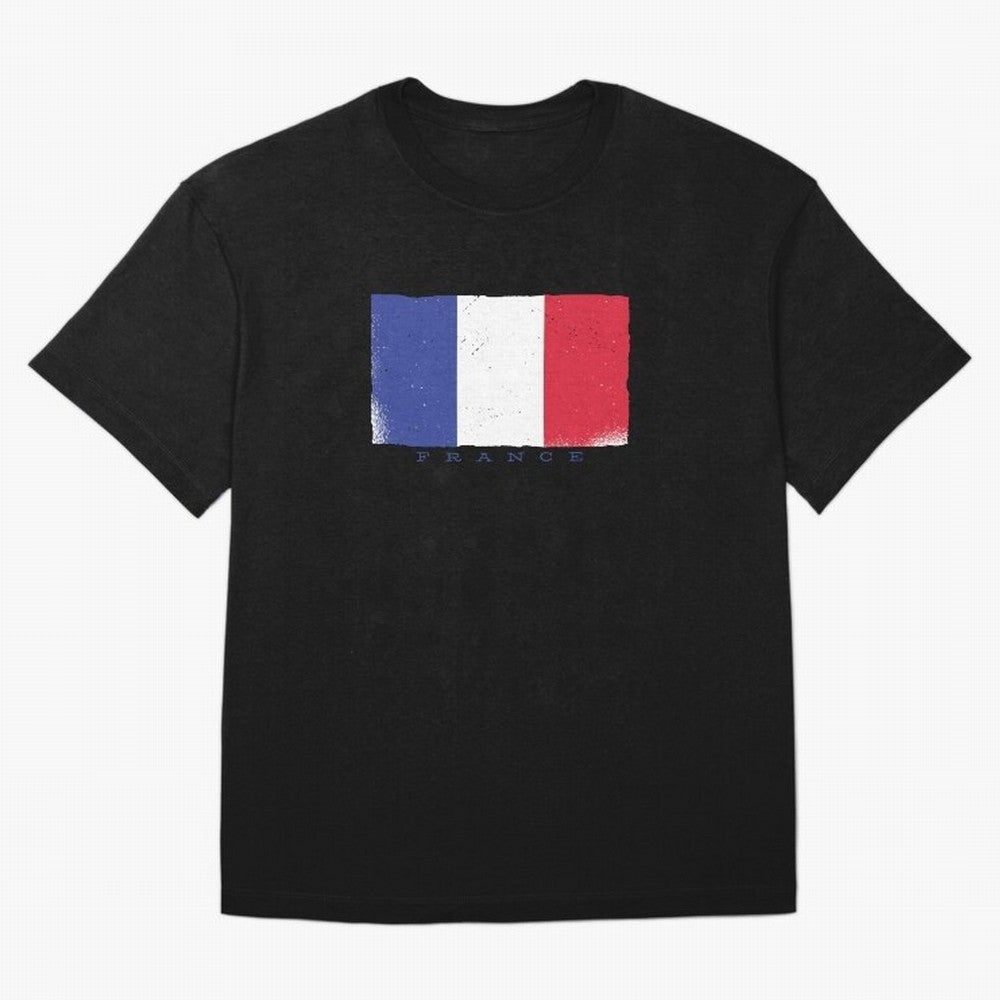 France Flag Design Classic T-Shirt World Cup 2026 Morocco Kane Jersey, Nike Fan Tee, Group Stage, Jordan Soccer Shirt, Adidas Match Day Top