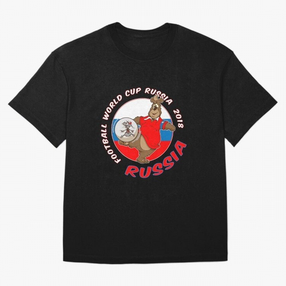 Russia football World Cup Russia 2018 T shirt and merchandise T-Shirt FIFA World Cup 2026 Ecuador Messi Fan Jersey, Nike Match Day Shirt, Argentina Supporter Shirt, Adidas Supporter Tee, Messi Jordan Soccer Fan Top, Pedri Colombia Trophy Race